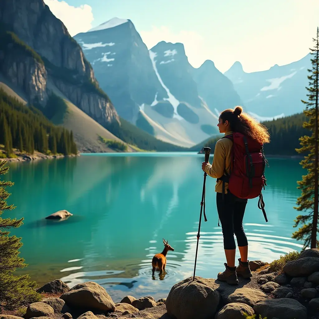 Zachwycający widok na wschód słońca nad Wielkim Kanionem, z intensywnymi kolorami nieba.